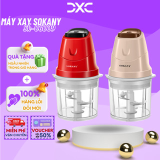 Máy Xay Thịt Đa Năng Sokany SK-06009 Công Suất 200W, Dung Tích 700ml, Xay Thịt Cá, Xay Thực Phẩm, Xay Đá, Sinh Tố