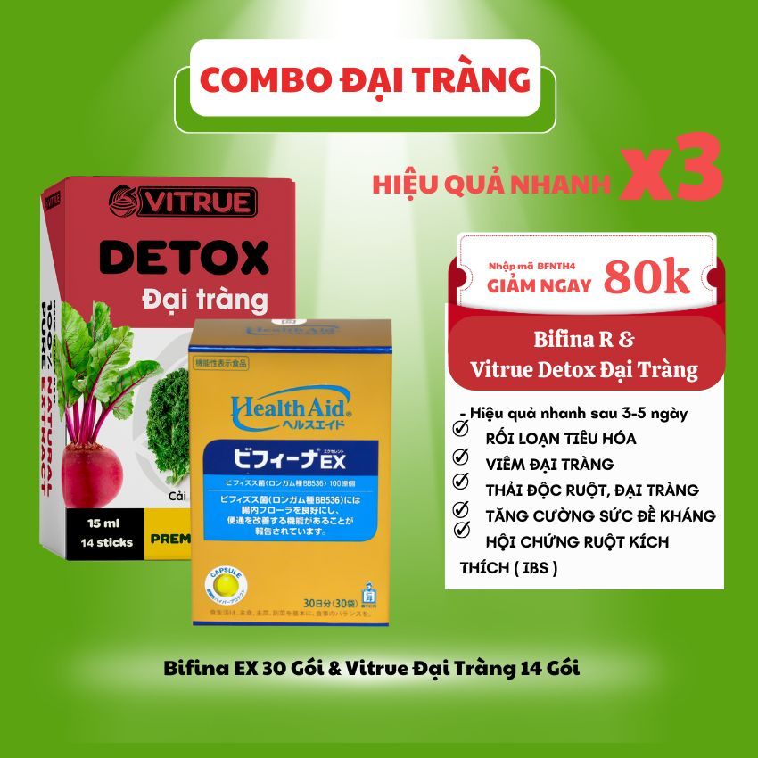 COMBO ĐẠI TRÀNG - HIỆU QUẢ NHANH X3 LẦN