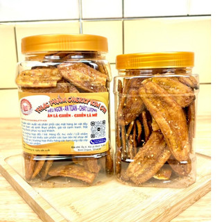Hũ chuối sấy mè gừng