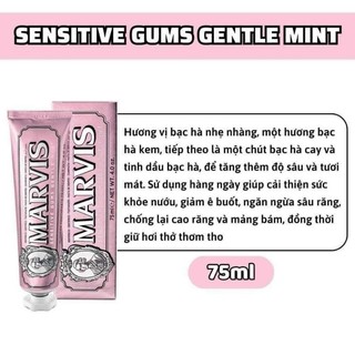 Kem Đánh Răng Ý Mar.vis Giúp Hỗ Trợ Trắng Răng, Loại Bỏ Mảng Bám,Sach Răng Thơm Miệng