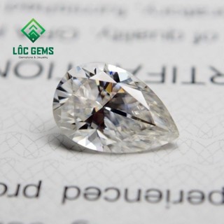 ( 5x7 5x8 6x8 7x9 8x10 8x12 9x11 ) KC Moissanite Hình Giọt Nước nước D/FL - Giấy kiểm định GRA - Hàng Mỹ USA