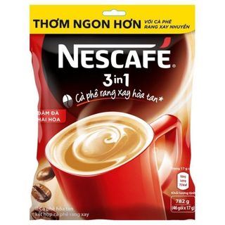 Cà phê sữa nescafé 3 in 1 đậm vị cà phê 782g
