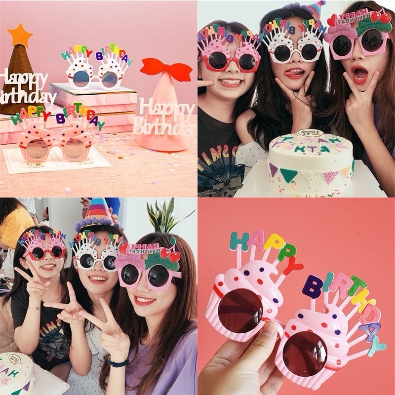 combo 3 Mắt kính happy birthday