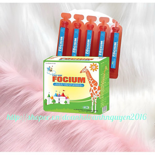 Siro CANXI NANO FOCIUM  Hộp 20 ống - Bổ sung canxi giúp trẻ cao lớn