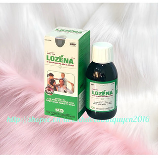 Siro HO LOZENA - Chai 100ml  - Giúp Giảm Ho , Long Đờm , Làm Ấm Đường Hô Hấp