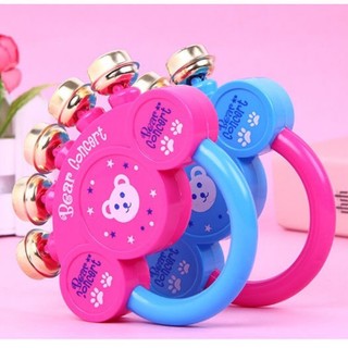 Lục lạc xúc xắc gấu 5 chuông cho bé