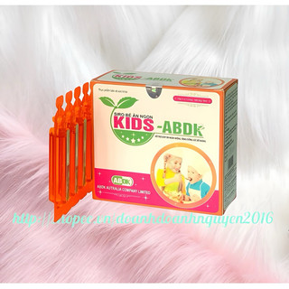 Siro Ăn Ngon  KIDS - ABDK - Hộp 20 ống - Giúp trẻ ăn ngon miệng, hấp thu tốt dưỡng chất, thông minh, chóng lớn.
