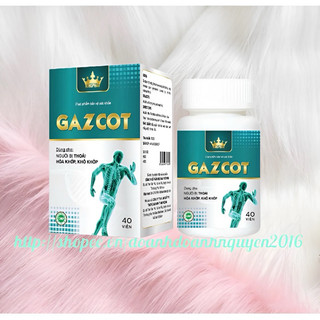 GAZCOT Kingphar - Hộp 40 viên - dùng cho người bị đau nhức xương khớp,thoái hóa khớp