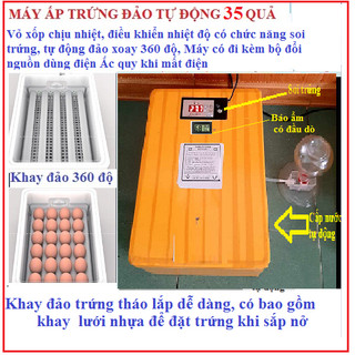 Máy ấp trứng  36 quả(full hộp xốp)