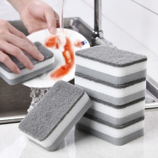 Miếng rửa chén 3 lớp cọ xoong nồi nhà bếp tiện lợi
