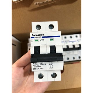 Cầu dao tự động 2p panasonic 20a, 25a, 32a, 40a, 50a, 63a