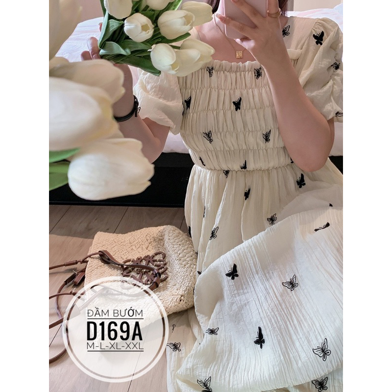 BIGSIZE Đầm thêu D169A