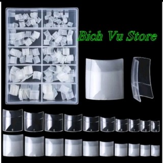 Móng nối chân 100 cái (10 size,xem kỹ kích thước trước khi mua)