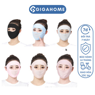 Khẩu trang ninja trùm kín mặt thoáng khí, che bụi chống nắng gigahome 11837