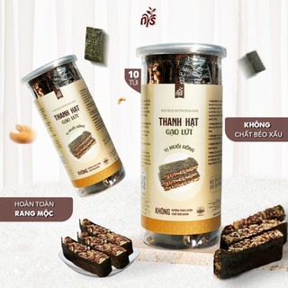 Thanh rong biển gạo lứt mix hạt ngũ cốc dinh dưỡng granola 150g - Rong biển kẹp hạt đồ ăn vặt healthy ăn kiêng Nys Food