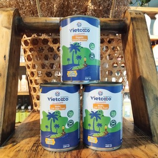 Nước cốt dừa hữu cơ Vietcoco 400ml