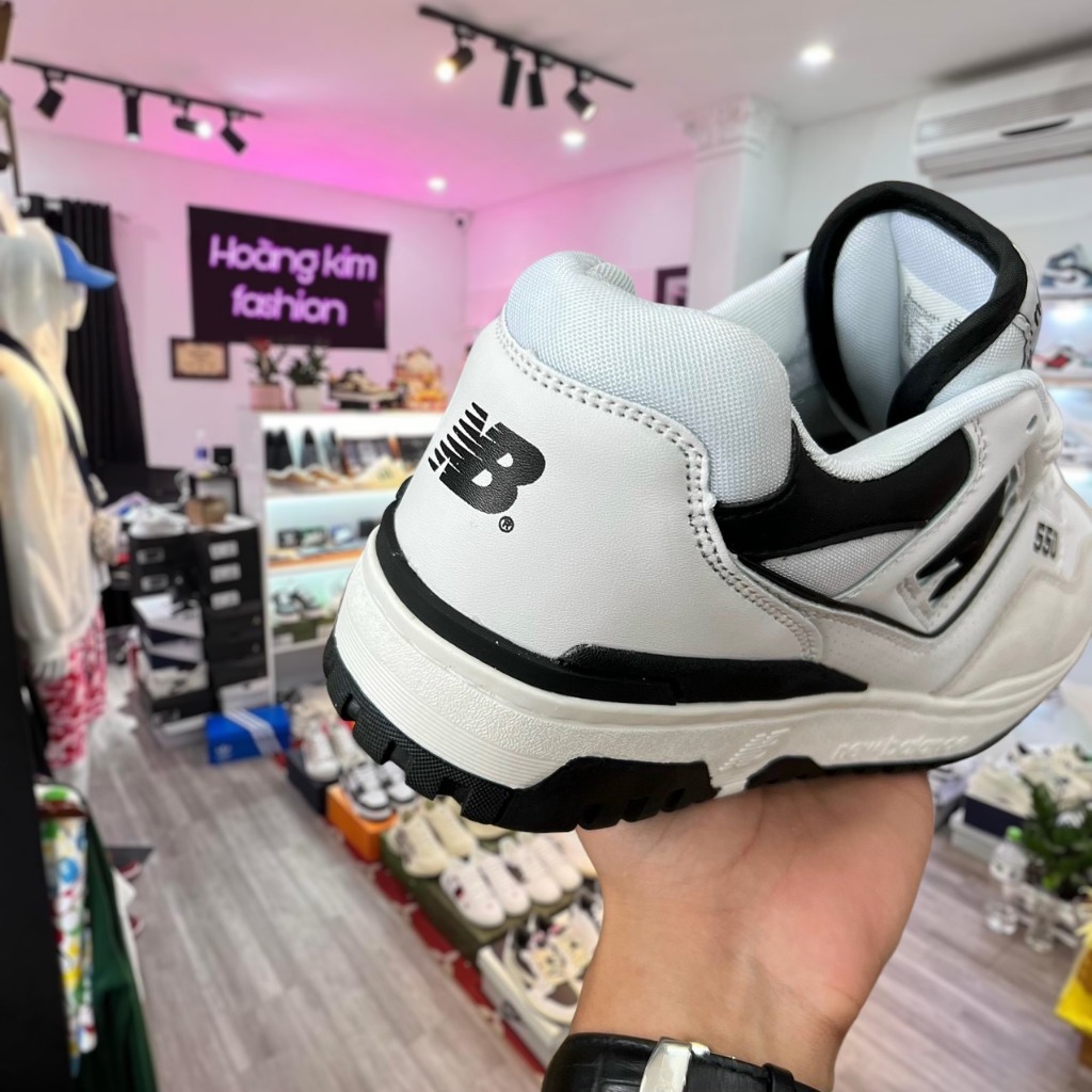 Giày New Balance 550 White Black, Giày NB 550 Đen Trắng Cao Cấp Cổ Thấp Siêu Hot Full Box Bill | BigBuy360 - bigbuy360.vn