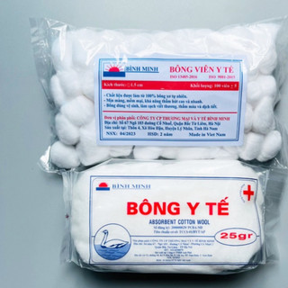 Bông y tế tiện lợi 2 loại