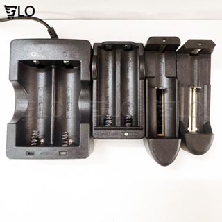 Sạc Pin Li-Ion 18650 16340 14500 26650 Sạc Đơn, Sạc Đôi Cho Đèn Pin Siêu Sáng, Quạt Mini 3 Tốc Độ...