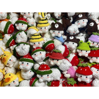 Móc khoá Bé Nấm đáng yêu bằng len- Handmade