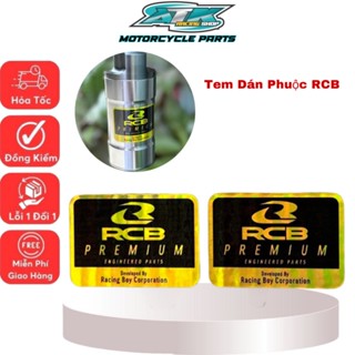  Tem Decal dán phuộc bình dầu Tem 1.1 RCB mẫu new 2024 