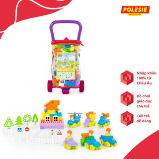 Đồ Chơi Lắp Ghép Xe đẩy Caddy Polesie 54463 Kích Thích Tinh Thần Sáng Tạo, An Toàn, Thông Minh