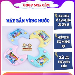 Đồ chơi trẻ em máy chơi game bắn vòng nước dành cho bé thích chơi bấm nước xếp vòng luyện kỹ năng nhanh tay