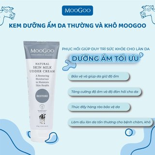 Kem dưỡng ẩm chiết xuất sữa thẩm thấu nhanh cho mẹ bầu, em bé, da thường - MooGoo chính hãng