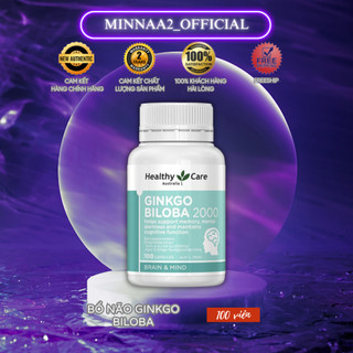 Bổ não ginkgo 100 viên ginkgo biloba viên uống bổ não của úc