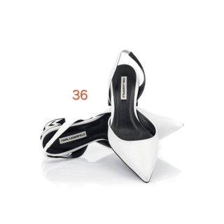 Giày Slingback KARL LAGERFELD da thật Sale