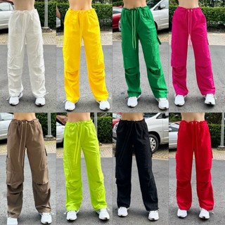 Quần Suông Túi Hộp Ống Rộng Kaki Mềm Dây Rút Nhiều Màu Cao Cấp Đi Chơi Tập Gym Yoga Thể Thao