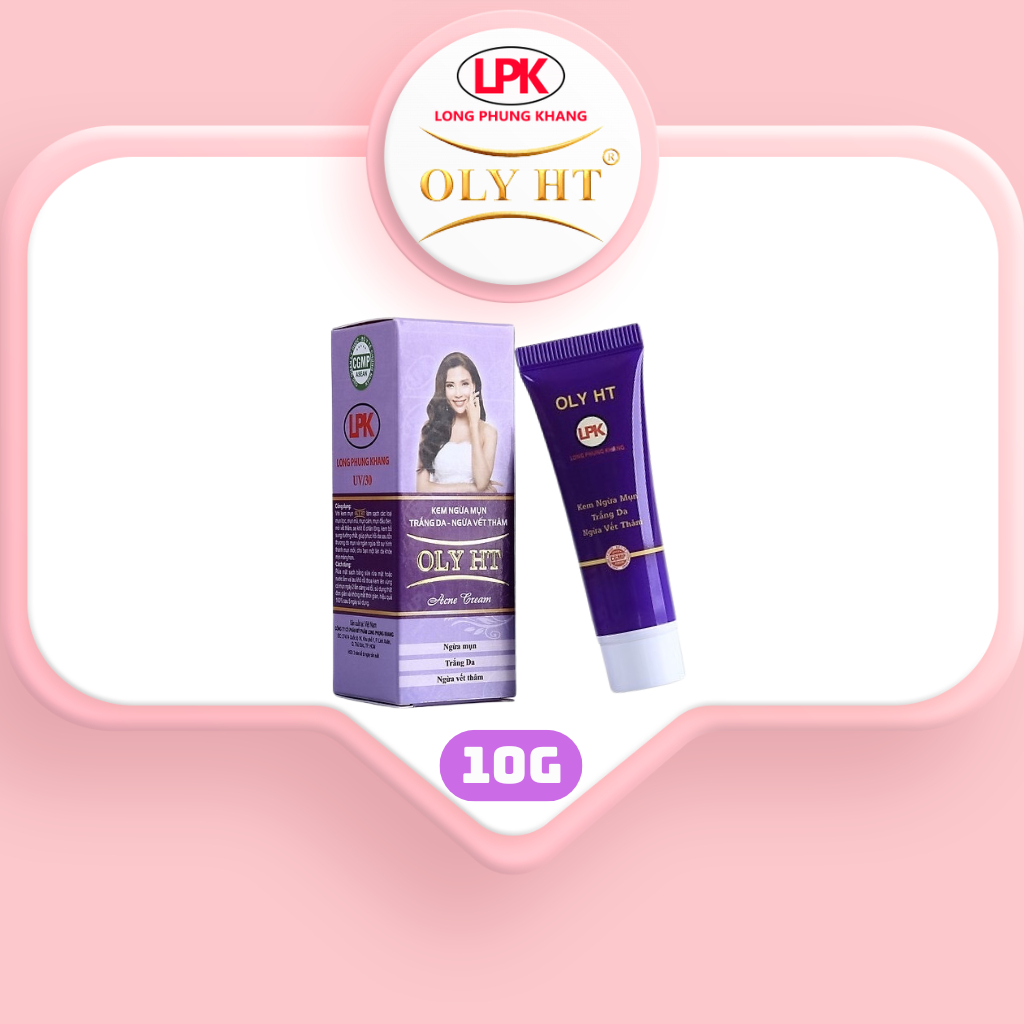 Kem Ngừa Mụn - Trắng Da - Ngừa Vết Thâm OLY HT Chính Hãng