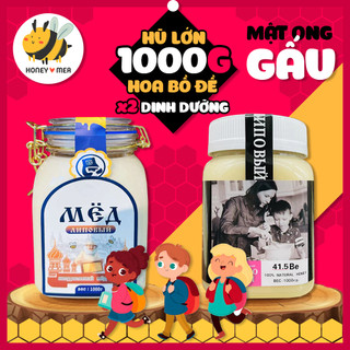 Mật ong hoa bồ đề nguyên chất - hàng nhập khẩu nga - mật ong rừng nguyên chất honeymea - mật ong gấu nga chính hãng