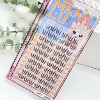 Lông Mi Giả Tách Sợi Phong Cách Mi Vuốt Mèo, Mi Cụm H3 Mỏng Nhẹ Tự Nhiên