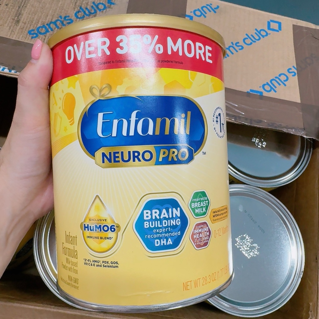 ENFAMIL NEURO PRO Infant Formula 802g - Sữa bột cho bé từ dưới 1 tuổi - Hàng Mỹ Chính Hãng