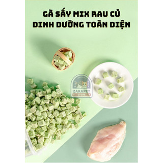 Gà sấy mix rau 50g