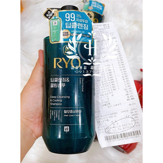 Dầu gội RYO Hàn Quốc 480ml ( Dòng Làm Sạch Gàu & Làm Mát Sâu )