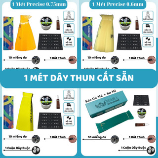 [Nhiều Màu] 1 Mét Dây Thun Precise V3 ( Thun 0.65mm 0.75mm 0.55mm 0.6mm 0.7mm ) Cắt Theo Yêu Cầu