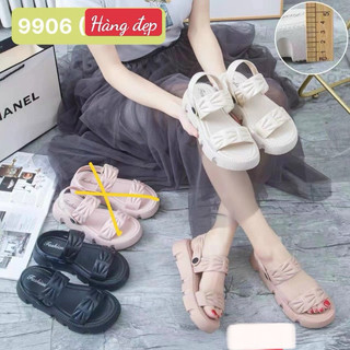 Giày sandal nhựa nữ đế cao 3cm size 36-40