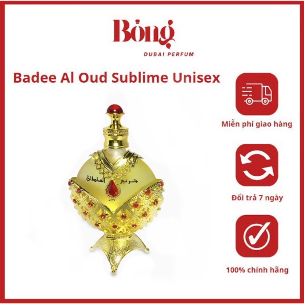 Tinh Dầu Nước Hoa Nữ Hareem AL Sultan Dubai 35ml - Bông Dubai Perfume - Chính Hãng