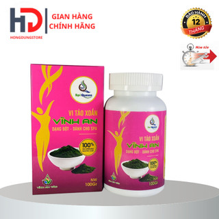 Tảo Bột Vĩnh An 100g dùng cấy tảo trong Spa/TMV giúp da sáng mịn, trắng hồng