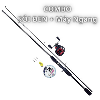 Combo Lure Sói Ngang DYAWA Kèm Máy Ngang Kim Loại Và Quà Tặng - BF - LongFS