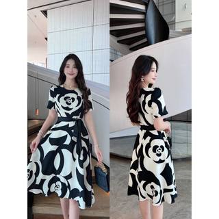 Váy / đầm hoa K14 tiểu thư siêu xinh Nữ Dress