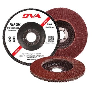 Nhám Xếp DVA D100, Độ hạt G40, làm bóng bề mặt kim loại cực tốt