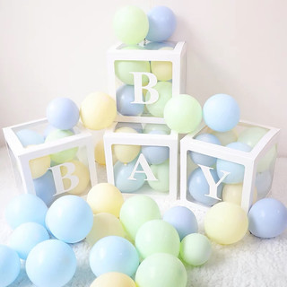 Hộp 4 Chữ Baby Trang Trí Bữa Tiệc Sinh Nhật Hoặc Decor Trang Trí (Có Nhận In Tên Bé Lên Hộp)