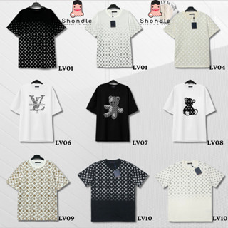 Áo Thun Louis Vuitton LV Monogram Tay Lỡ Form Rộng Vải cao cấp hoạ tiết in lụa