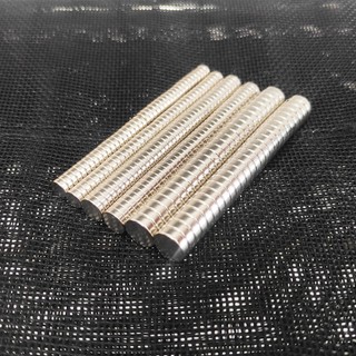Nam châm tròn lực hít mạnh 5 viên 6x2, 8x2, 10x3 mm, nam châm vĩnh cửu