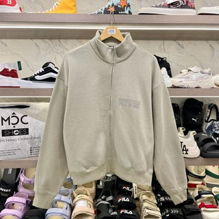 Áo jacket essentials - zip line - seal ss22