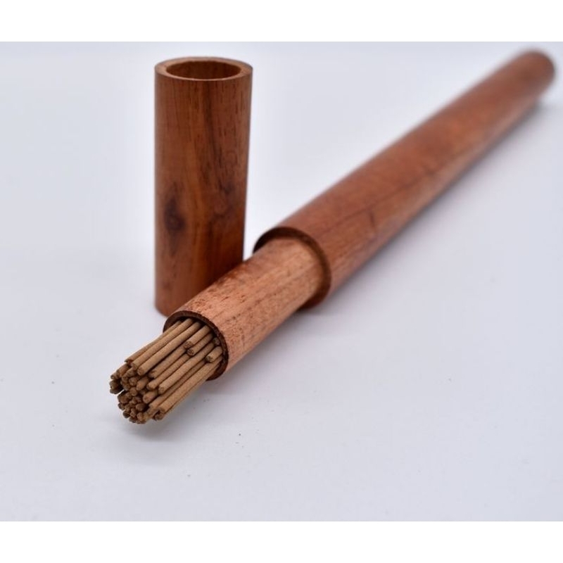 Ống gỗ đựng nhang không tăm ( ống rỗng chưa có nhang)