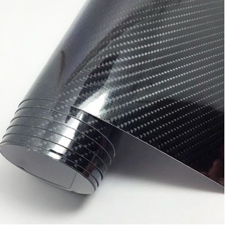 Decal carbon 5D cao cấp 3 lớp khổ 50cm sẵn keo